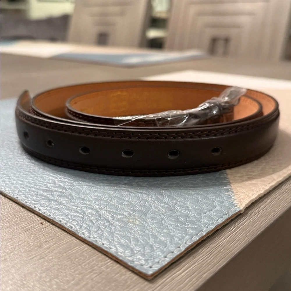 Brown Barbados Leather Belt XL 42-44